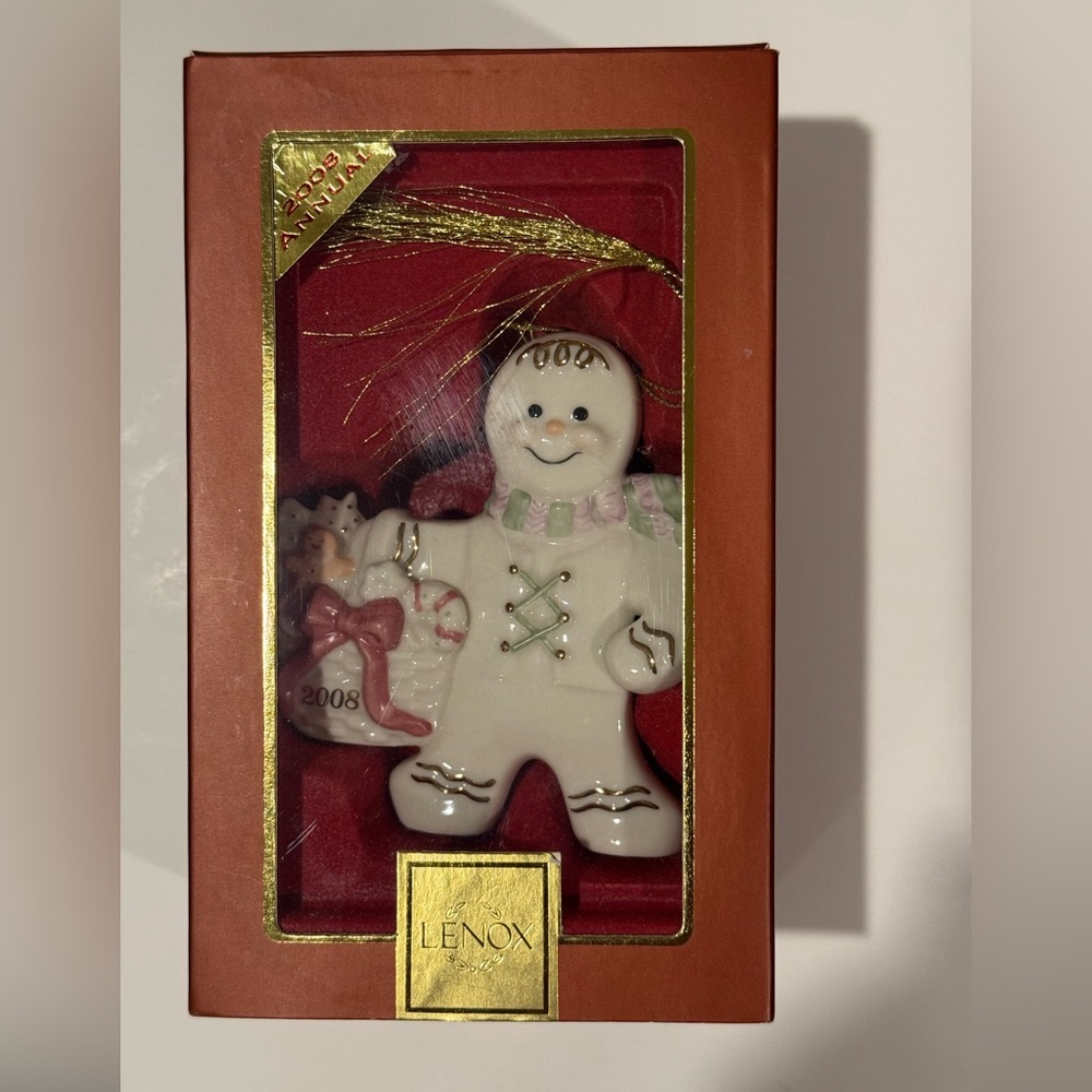 LENOX 2008 Gingerbread Generosity Ornament